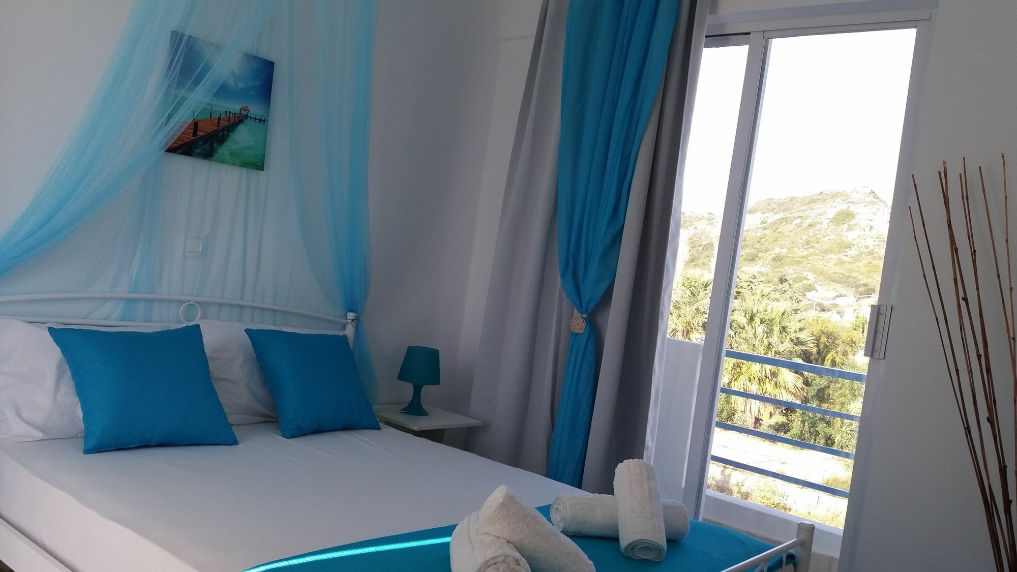 Ferienwohnung Sofias Blue Faliraki Exterior foto